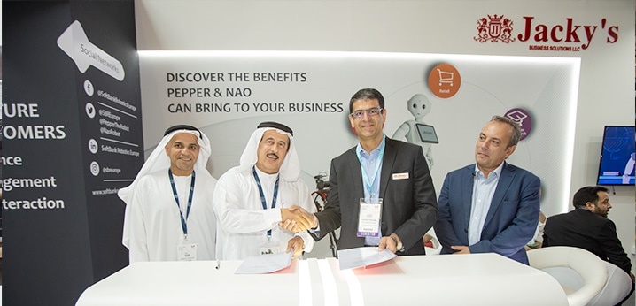 Jacky’s Business Solutions highlighted new applications for Pepper and NAO at Gitex