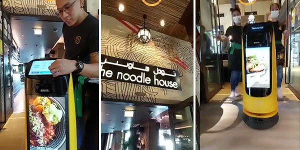 Noodle House and Kiza trial robots for service