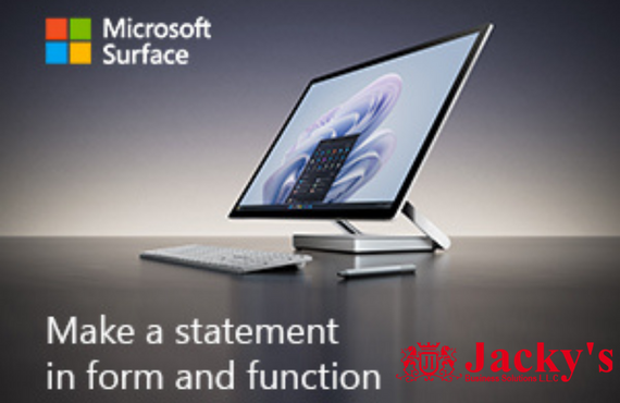 Microsoft Surface Studio 2 + Microsoft Surface for Telecom Company By Jackys Business Solutions Dubai