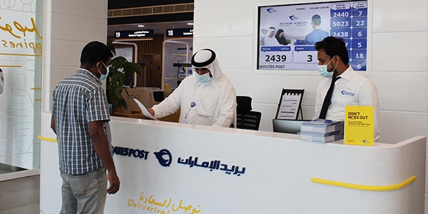 Emirates Post enhances customer service management with QMS systems