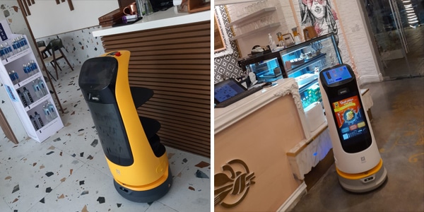 Cafes and restaurants employ Service robots, Bellabot and KettyBot – around the UAE