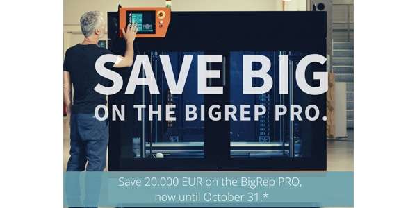 Jacky’s Business Solutions offers big discount on BigRep Pro
